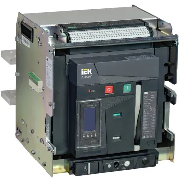 Выключатель автоматический воздушный ARMAT выдвижного исполнения 3P типоразмер E 85кА 3200А расцепитель TY с комплектом аксессуаров 220В: мотор привод катушка включения катушка отключения