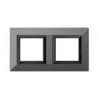 Рамка из металла, ''Avanti'', темно-серый, 4 модуля