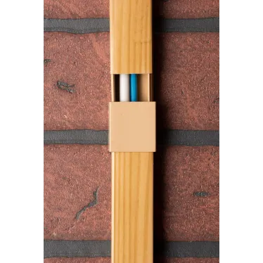 Соединитель (25х16) (4 шт) Plast PROxima под светлое дерево