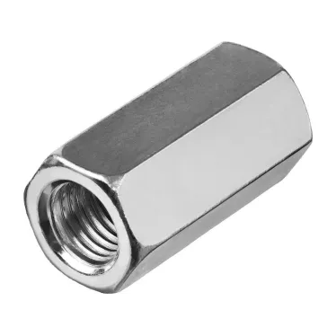 Гайка DIN6334 М6 удлиненная соединительная оцинкованная (6 шт)