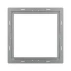 Декоративная вставка для металлических рамок Avanti хром, 2 мод.