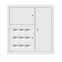 Щит этажный 9 кв. RAL9003 3 окна в ряд по гориз. (1000х950х150) EKF PROxima