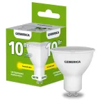Лампа светодиодная PAR16 софит 10Вт 230В 3000К GU10 GENERICA