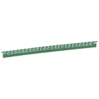 Планка маркировочная 2.3мм цифры (5) черная/зеленая Memocab 600шт