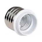 ПР40-27-К02 Переходник пластик, Е40-Е27, белый, индивидуальный пакет, IEK