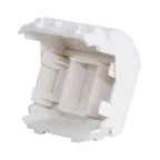 BRAVA Адаптер для информационныx разъемов Keystone 2 модуля белый