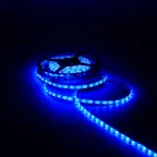 Лента светодиодная LED 2835/60-SMD 4.8 Вт/м 210 лм/м Синий DC 12В IP66 8мм (блистер 5м) Black Gauss