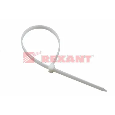 хомут-стяжка кабельная нейлоновая 920 x9,0 мм, белая, (1уп - 100шт), REXANT