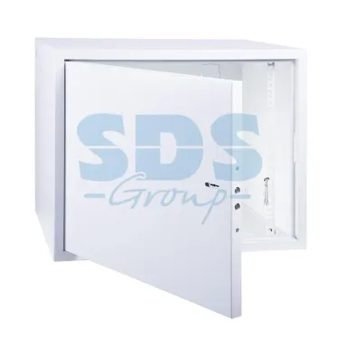 Шкаф настенный 19 АНТИВАНДАЛЬНЫЙ распашной 14U 600х500х700мм RAL7035,