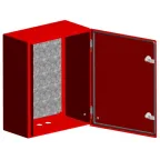 Щит с монтажной панелью ЩМПг- 50.40.22 (ЩРНМ-2) RAL 3001 IP54 PROxima