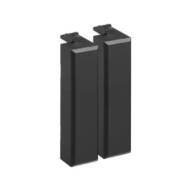 Avanti Комплект модульных заглушек , Черный матовый, 0,5 модуля 2 штуки