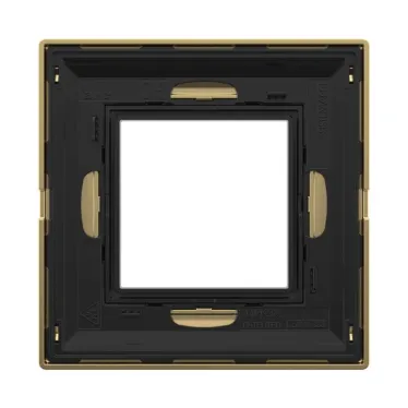 Рамка из металла, ''Avanti'', золотая, 2 модуля