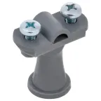 Держатель проводника круглого 6-10мм h-38мм пластик серый