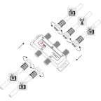 Делитель ТВ Simple DS-F-03 4 ответвления под F разъём 5-1000 МГц
