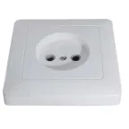 ХИТ Розетка скрытая без заземления 250В 10А белая