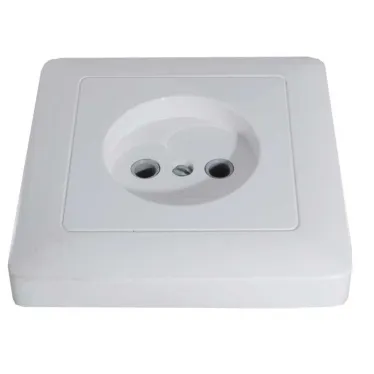 ХИТ Розетка скрытая без заземления 250В 10А белая