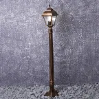 Светильник НТУ-60w столб Е27 IP44 черное золото