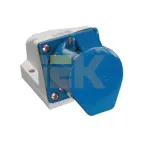 Розетка кабельная 16А 2Р+E IР44 на поверхность 230В 113