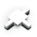 Коннектор для встраиваемого шинопровода осветительного (T) белый | TR136 | Gauss