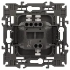 Кнопка, 10АХ-250В, Elegance, шампань (10/100/2500) 14-1111-04