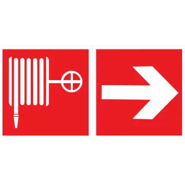 пиктограмма "ПОЖАРНЫЙ КРАН / СТРЕЛКА" 400х200мм для аварийно-эвакуационного светильника Vault | V5-EM03-60.013.045 | VARTON