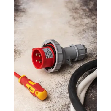 Вилка переносная 0142 3Р+РЕ 16А 380В IP67 PROxima