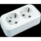 Колодка NCA-BL01-02-E-WH 2гн с/з пласт. Navigator