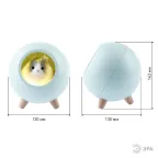 Детский ночник - светильник светодиодный NLED-468-1W-GR хомяк зеленый