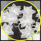 Гирлянда световая  NGF-D011-10СW-2AA-звездочки (металл) | 14206 | Navigator