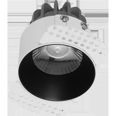 Светильник светодиодный COOL TRIMLESS 07 WH/BL D45 3000K (with driver) | 1412000470 | Световые Технологии