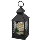 Светильник  ERANY-DF02 новогодний светодиодный Сочельник черный 3*AАA 10*10*23 см | Б0060488 | ЭРА