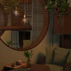 Лампа светодиодная LED Vintage Filament Straight G200 6W E27 200*283mm Gray 330lm 4000K 1/6 | 154802205 | Gauss