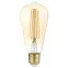 Лампа светодиодная Black LED Filament ST64 E27 8W Golden 740lm 2400К | 157802008 | Gauss