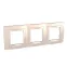 Unica Бежевый Рамка 3-ая | MGU2.006.25 | Schneider Electric