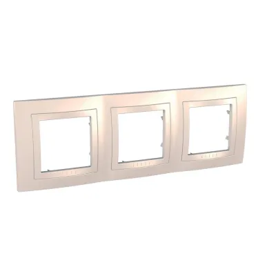 Unica Бежевый Рамка 3-ая | MGU2.006.25 | Schneider Electric