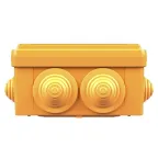 Коробка пластиковая FS с кабельными вводами и клеммниками IP55 100х100х50мм 5р 450V 10A 6мм.кв.