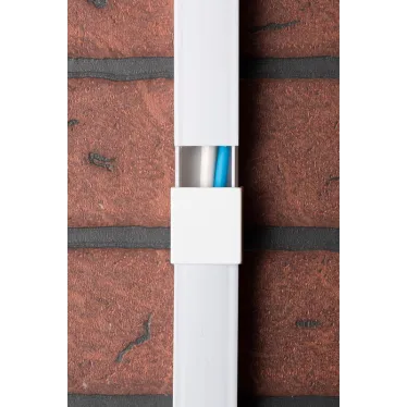 Соединитель (40х16) (4 шт) Plast PROxima белый