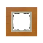 Рамка на 1 пост, S82N, дуб - шампань (дерево)