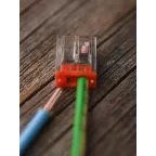 Клемма строительно-монтажная СМК 2273-242 PROxima с пастой 2 отверстия 0.5-2.5мм.кв. (100шт)