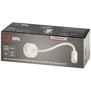 Светильник настенный WL 33 WH 3Вт IP20 белый