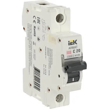 ARMAT Выключатель автоматический однополюсный C 20А M10N