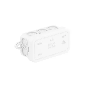 Коробка распределительная A6 80x43x36 белая