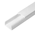 Кабель-канал белый 2-й замок в п/э 25х16 мм