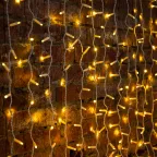 Гирлянда светодиодная Дождь 2х3 м, эффект мерцания, белый провод, 230 В, диоды ТЕПЛЫЙ БЕЛЫЙ | 235-366 | NEON-NIGHT