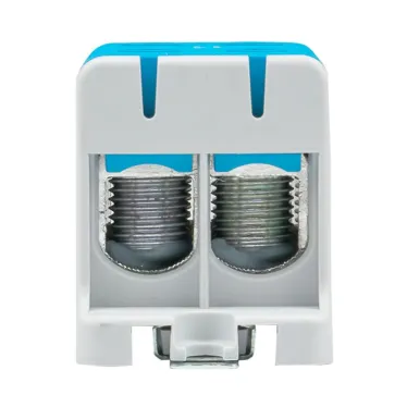 Клемма силовая вводная двойная КСВ 16-95 синяя PROxima