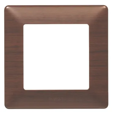 Valena LIFE Рамка 1 пост темное дерево универсальная