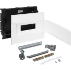 Practibox S Пластиковый щиток Встраиваемый (ЩРв-П) 1X12 Белая дверь