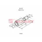 Разъем штекерный изолир гнездо 4 мм 0.5-1.5 кв мм (РШи-м 1.5-4 РШИм 1,25-5-4) красный, REXANT