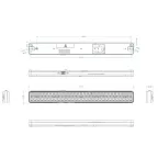 Светильник светодиодный аварийный непостоянный DBA-107-0-20 90LED 4ч IP20 (20/560)