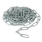 Цепь DIN763 3мм длиннозвенная оцинкованная (5м)